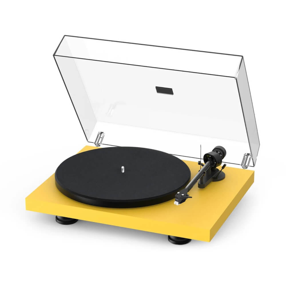 เครื่องเล่นแผ่นเสียง PROJECT : DEBUT CARBON EVO (พร้อมหัวเข็ม ORTOFON รุ่น 2M RED) (SATIN YELLOW)